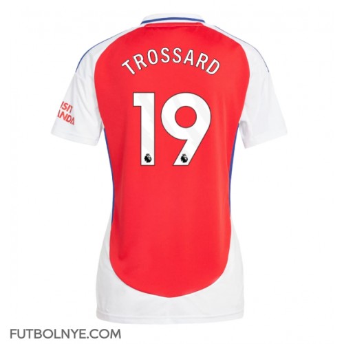 Camiseta Arsenal Leandro Trossard #19 Primera Equipación para mujer 2024-25 manga corta